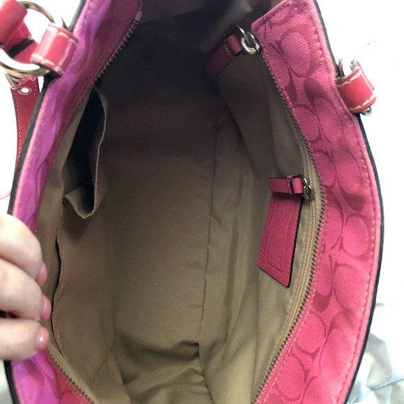AUTHENTIC Coach Pink Handbag Purse